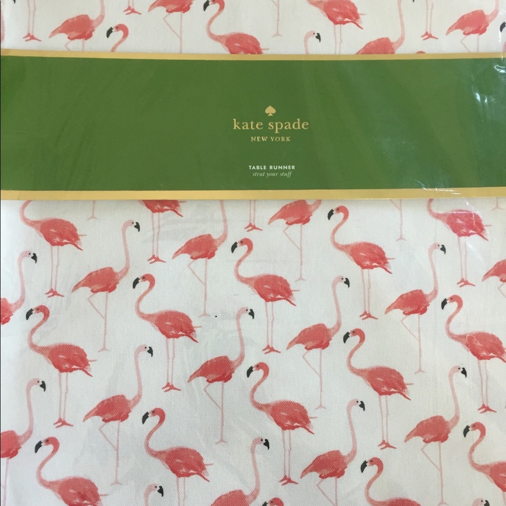 Kate spade flamingo table runner